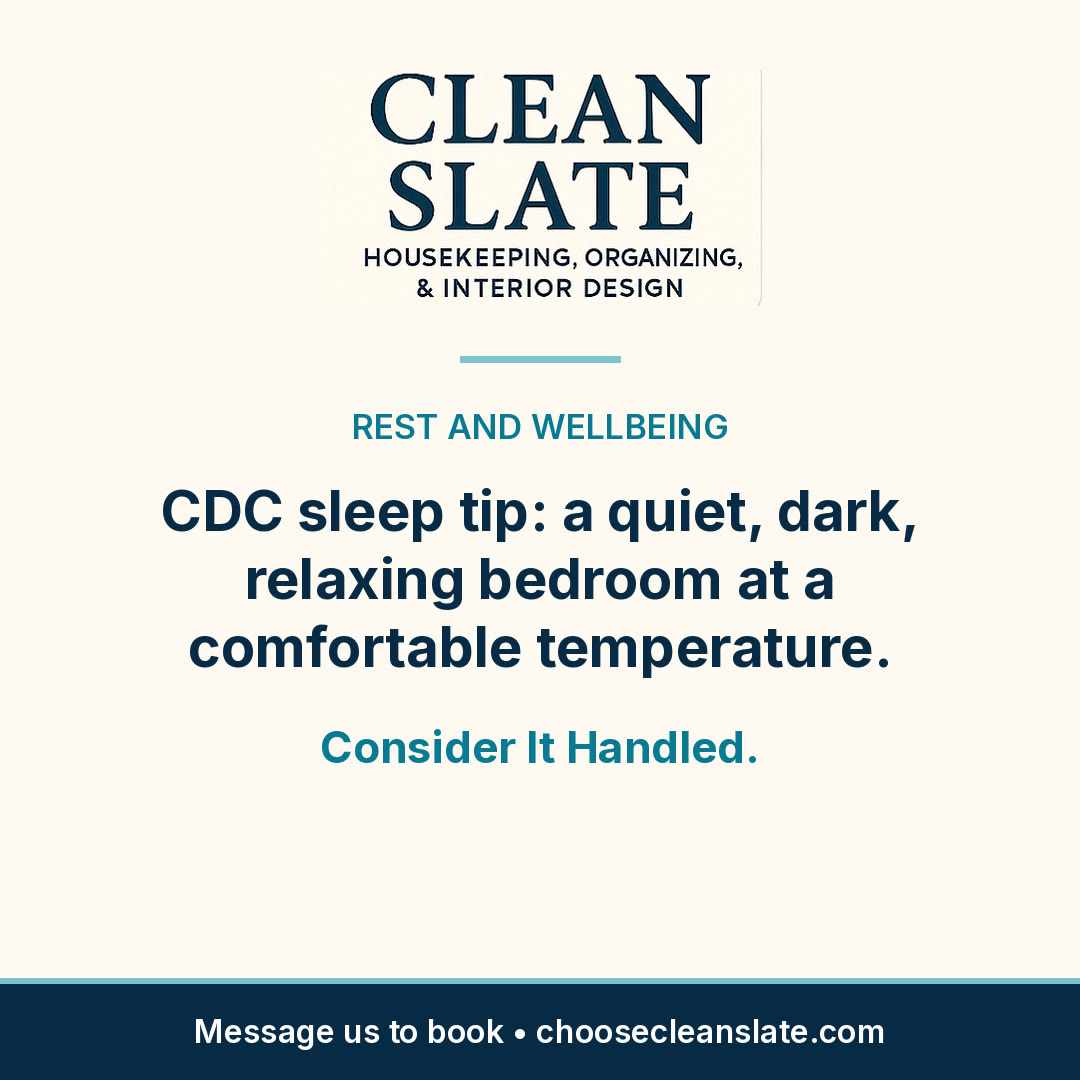 Clean Slate cleaning tip card: Mental health