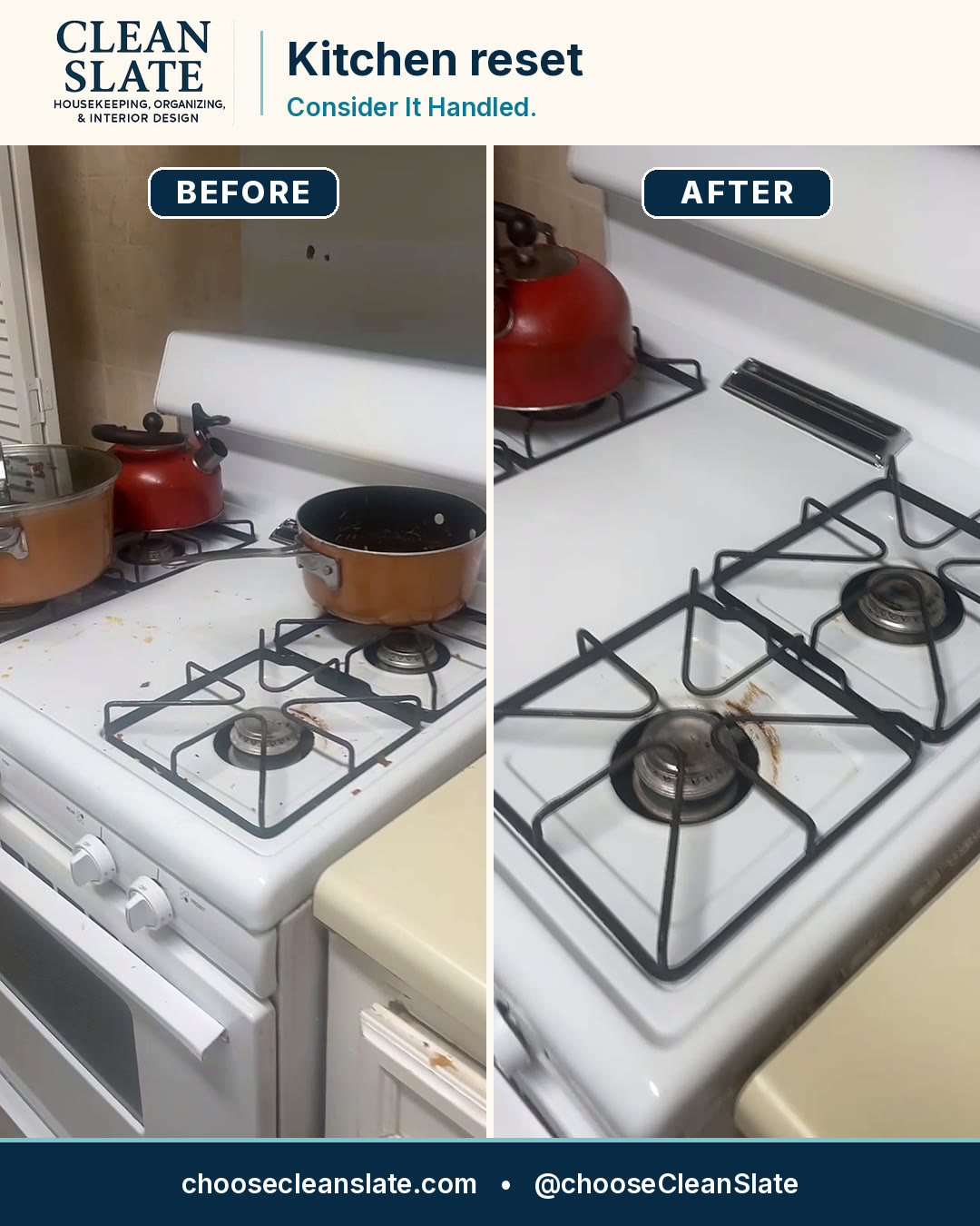 Clean Slate cleaning results, Marietta, GA