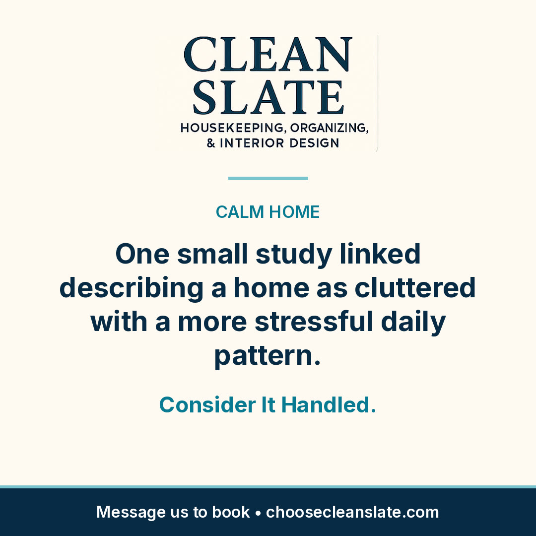Clean Slate cleaning tip card: Mental health